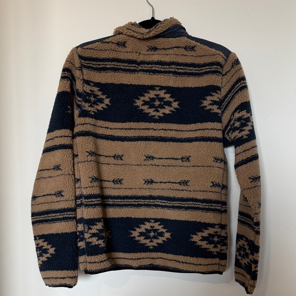 STS Ranchwear Women's Tan and Navy Zip Up Jacket - Picture 4 of 4